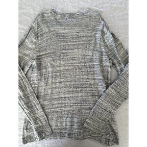 🌵4/$25 Rock‎ & Republic Women's Sweater Heather Gray Size XL V-Neck 100% Cotton